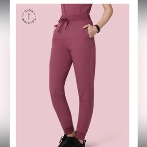 Mandala high waisted jogger scrub pants